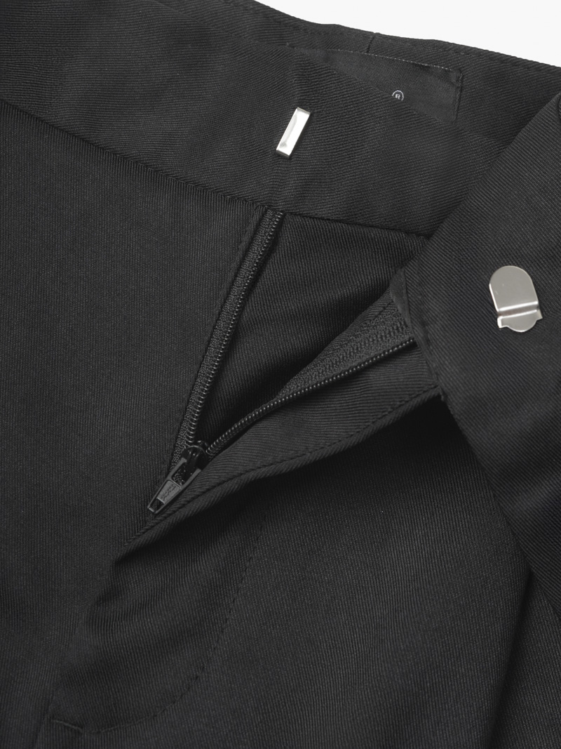 Quần Tây Sidetab Hai Bên Slimfit Trơn QT067 Màu Đen