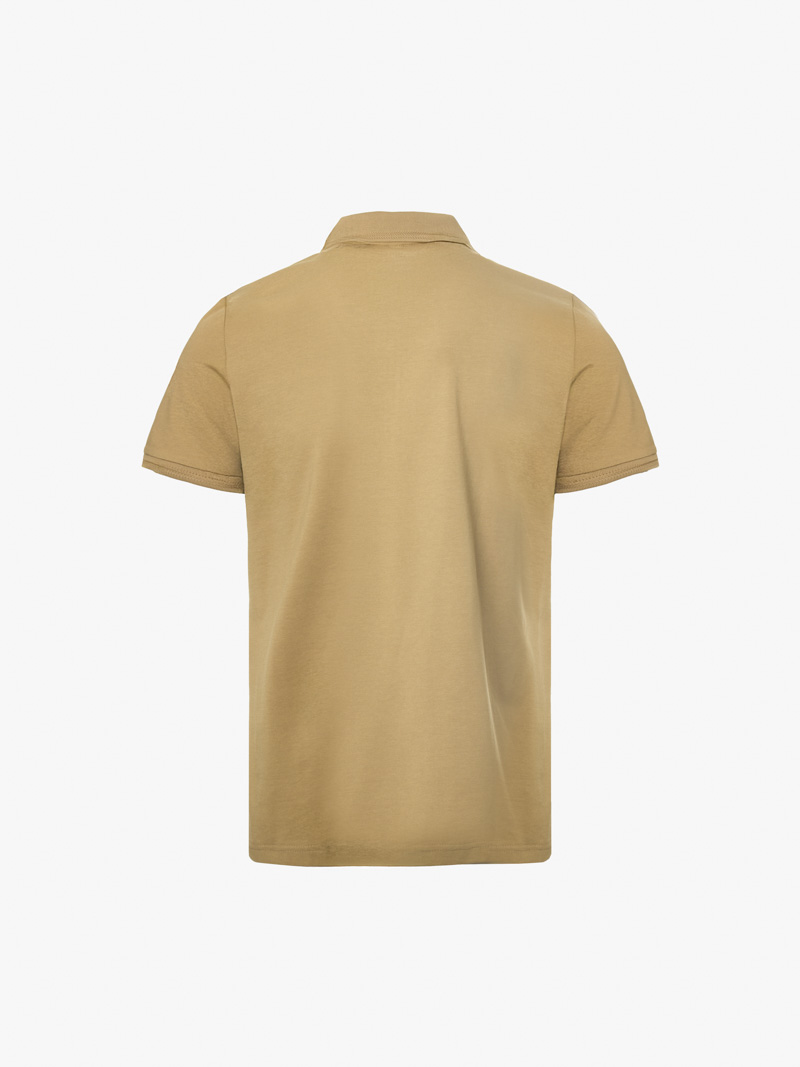 Áo Polo Modal In Logo M Form Slimfit PO157 Màu Be