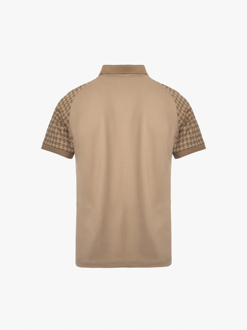 Áo Polo Rayon Nanh Sói Form Slimfit PO162 Màu Be