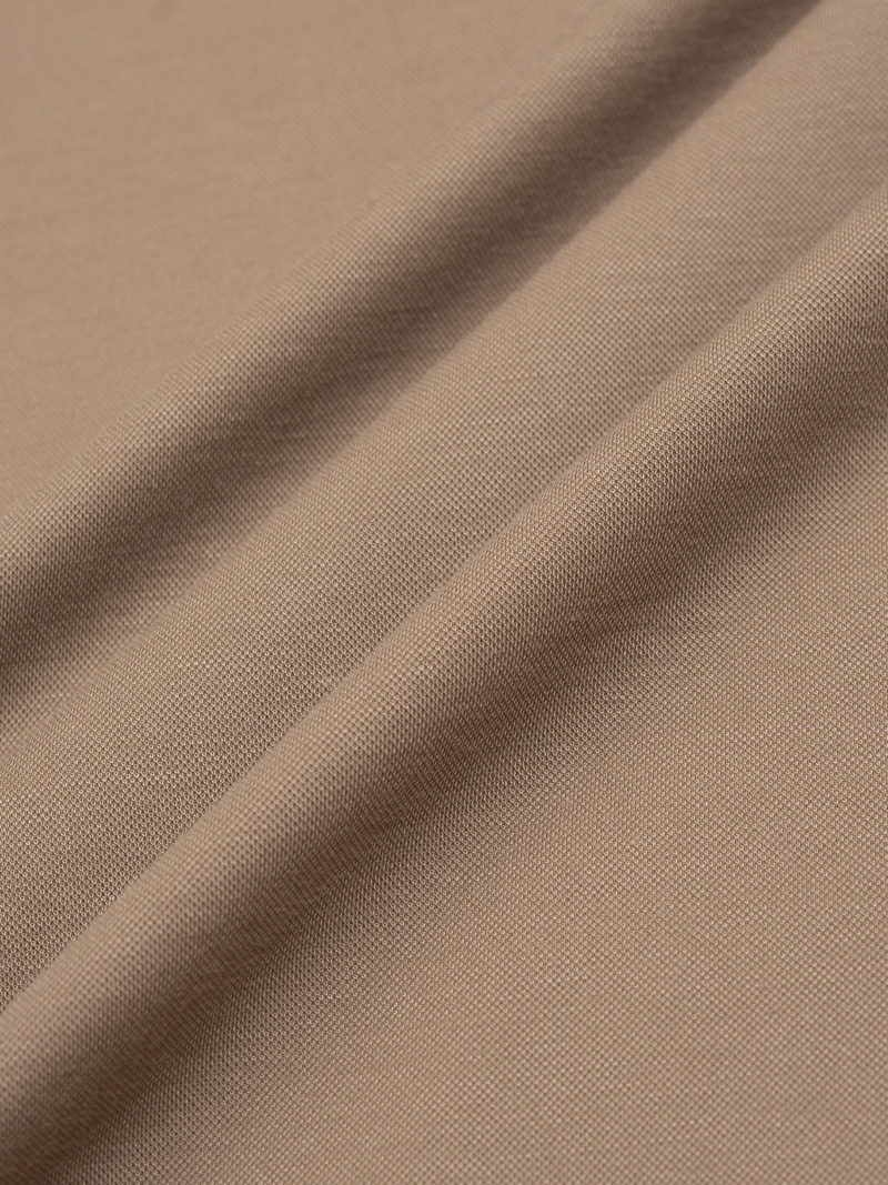 Áo Polo Rayon Nanh Sói Form Slimfit PO162 Màu Be