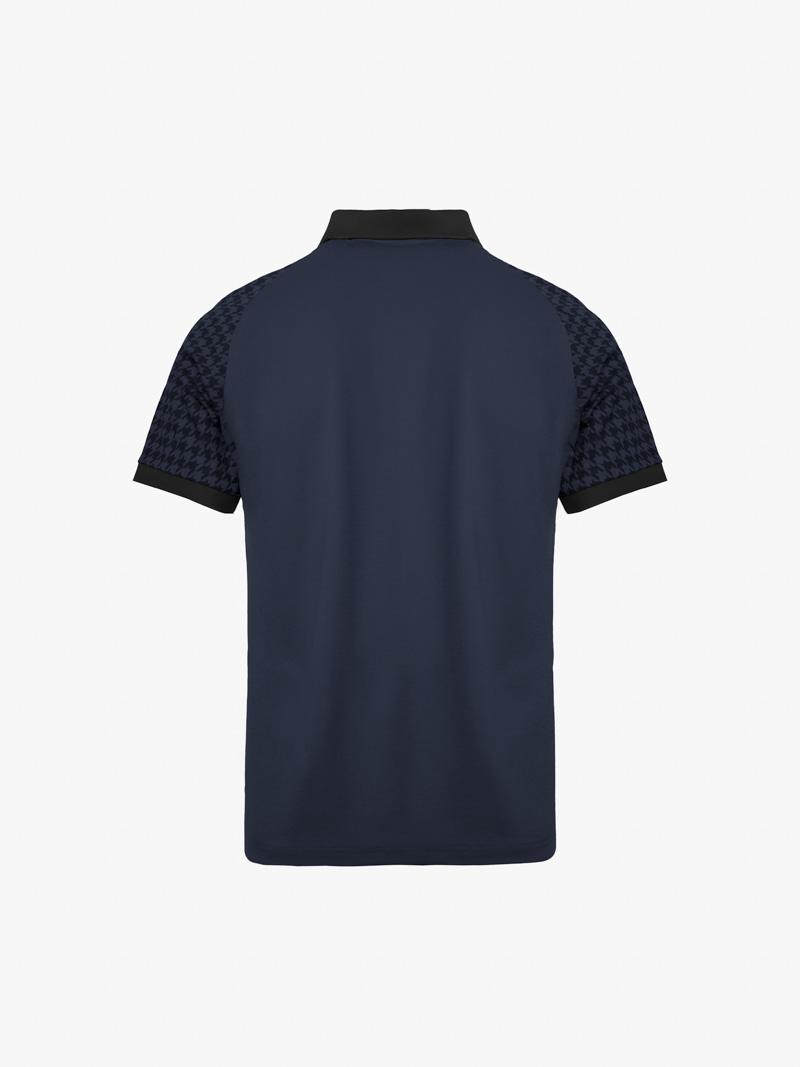 Áo Polo Rayon Nanh Sói Form Slimfit PO162 Màu Xanh Đen