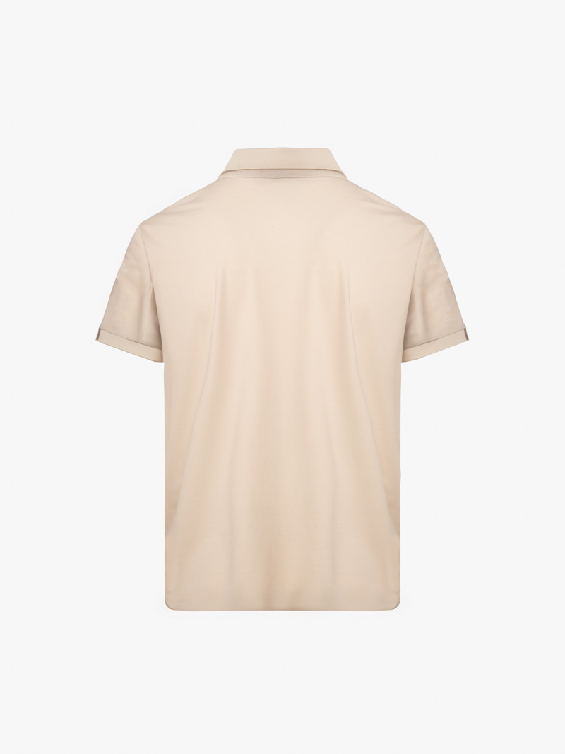 Áo Polo Rayon Phối 2 Sọc Ở Vai Form Regular PO158 Màu Be