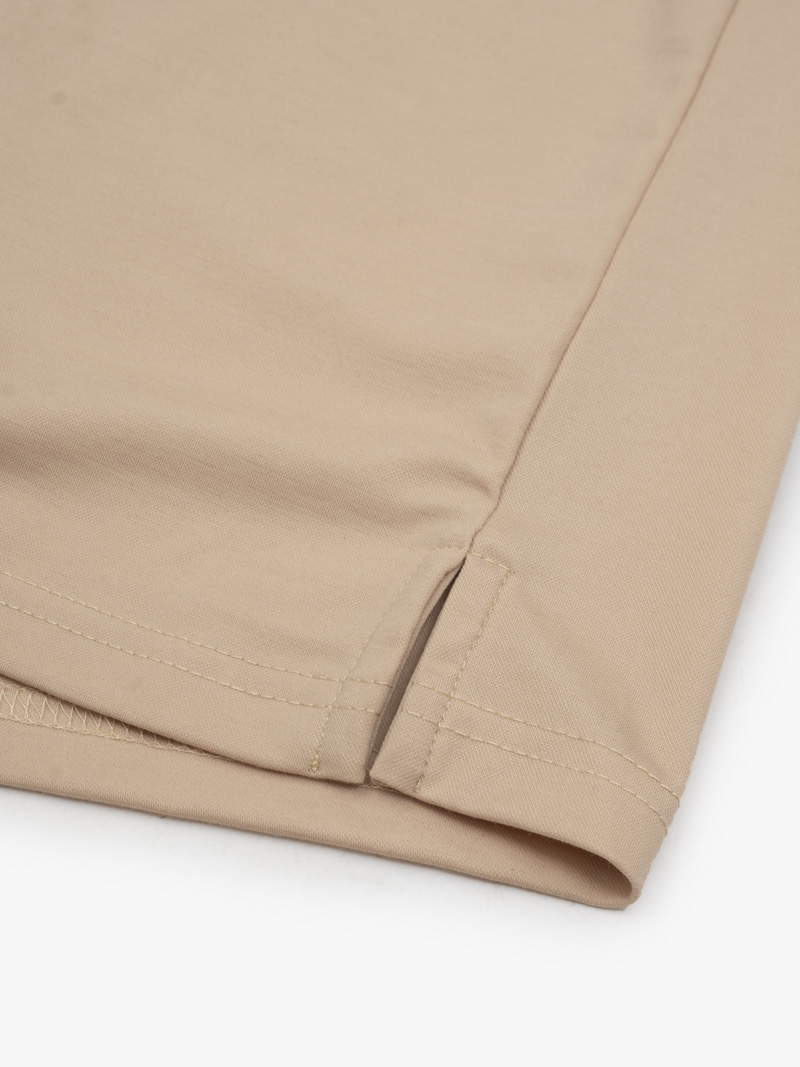 Áo Polo Rayon Phối 2 Sọc Ở Vai Form Regular PO158 Màu Be