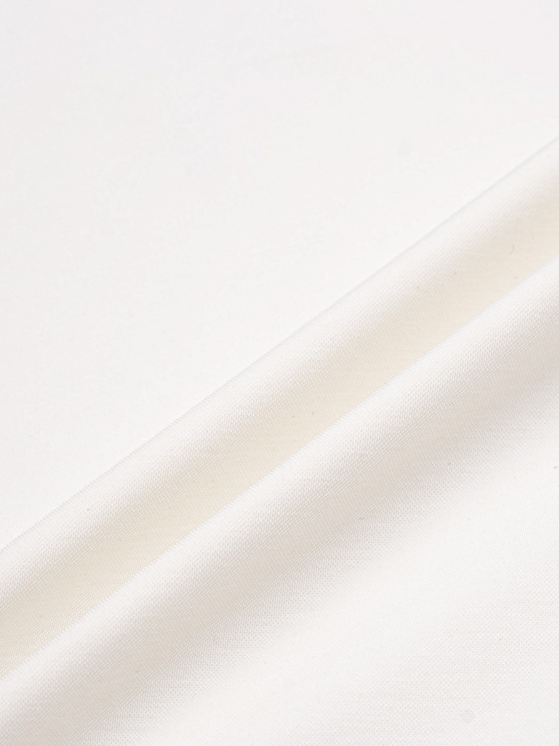 Áo Polo Rayon Phối 2 Sọc Ở Vai Form Regular PO158 Màu Trắng