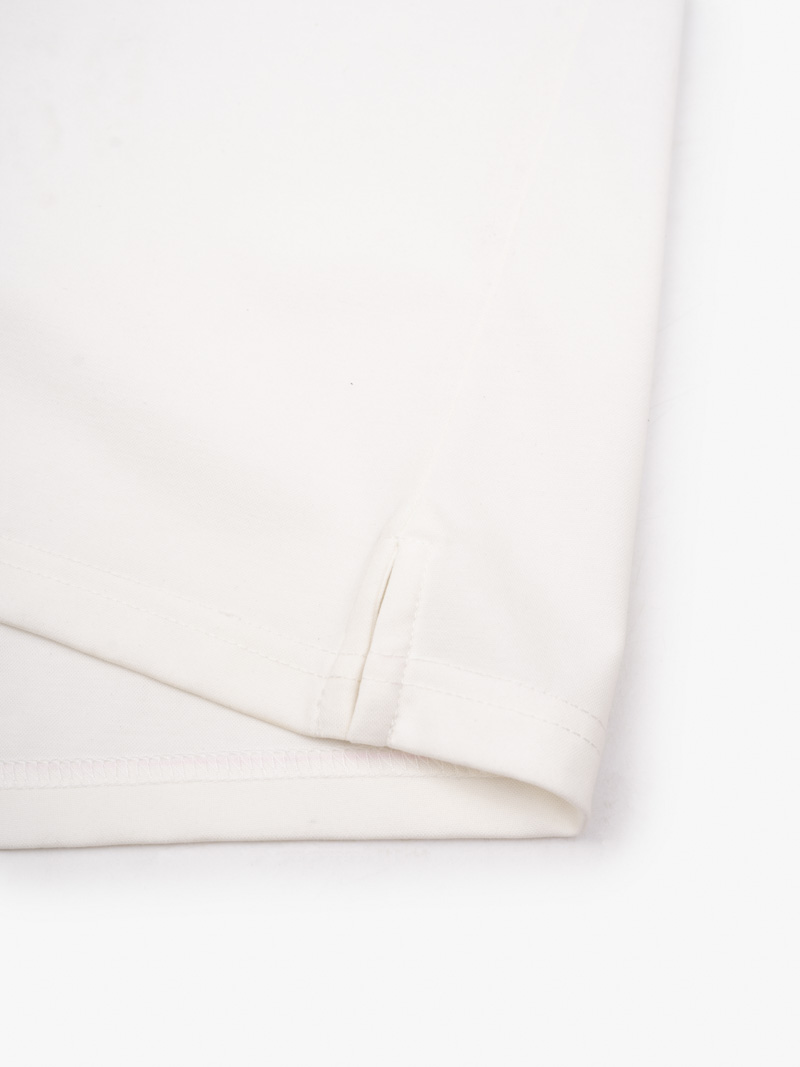 Áo Polo Rayon Rã Phối Form Slimfit PO159 Màu Trắng