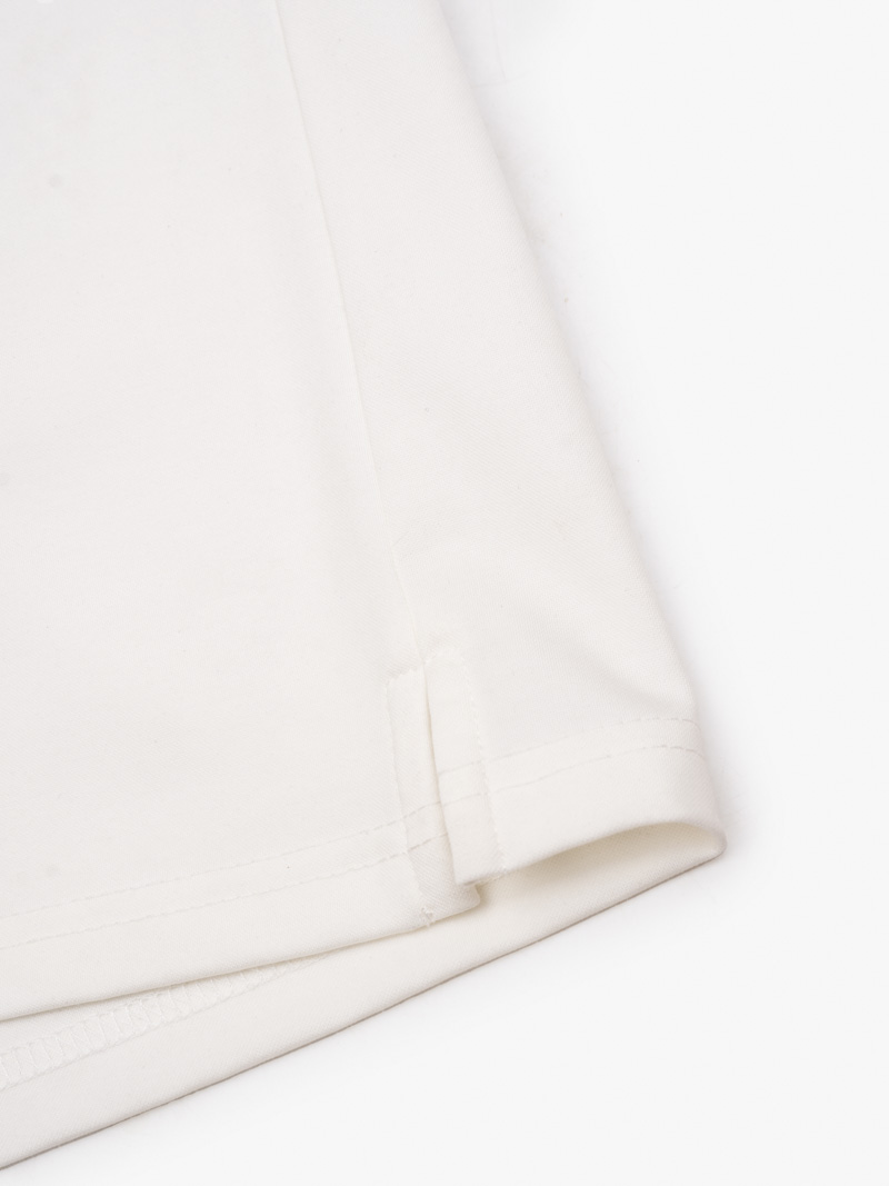 Áo Polo Rayon Rã Phối In Logo M Form Regular PO163 Màu Trắng