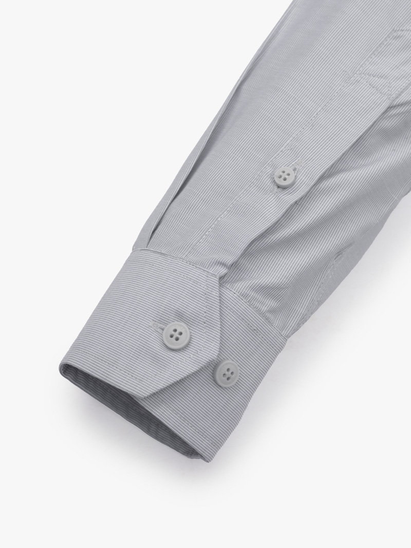 Áo Sơ Mi Sọc Hạn Chế Nhăn Wrinkle X Thêu M Ở Túi Form Slimfit SM174 Sọc Đen