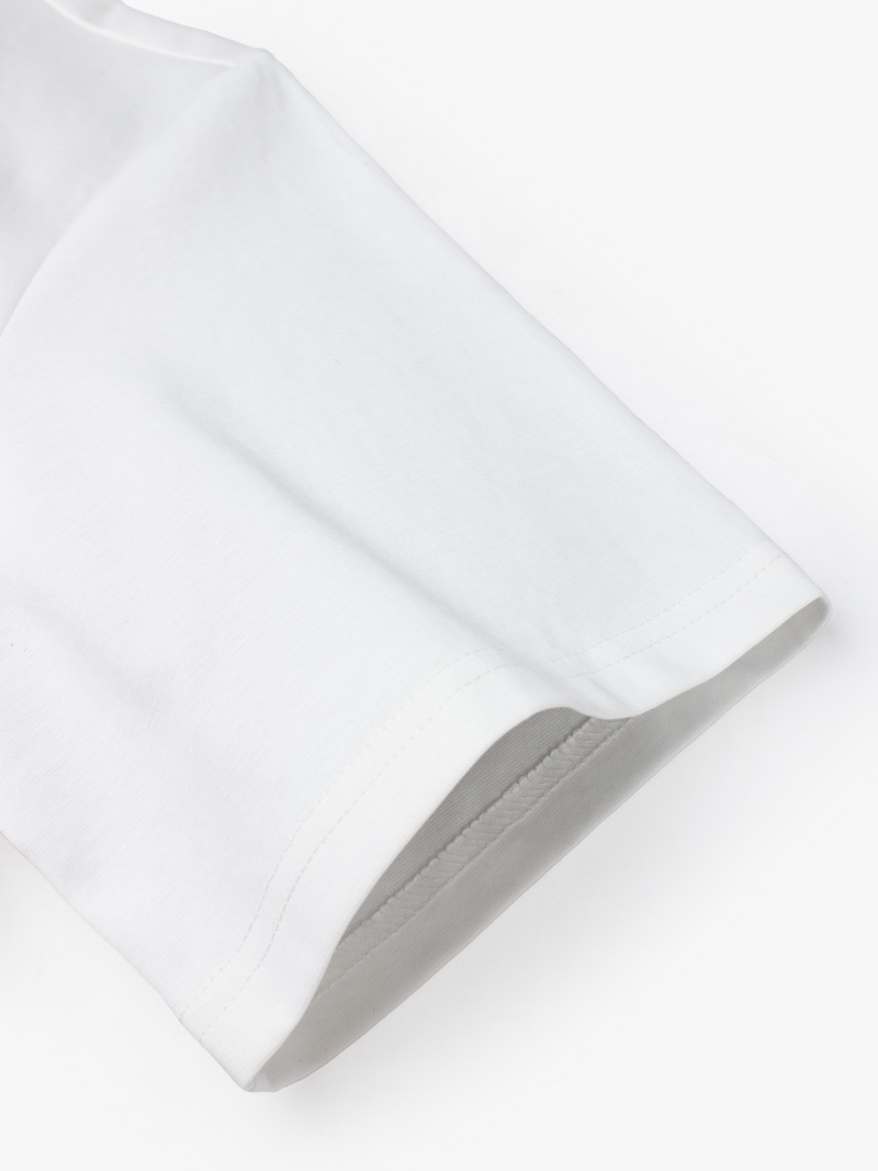 Áo Thun In Chữ Just Be Cool Form Regular AT169 Màu Trắng