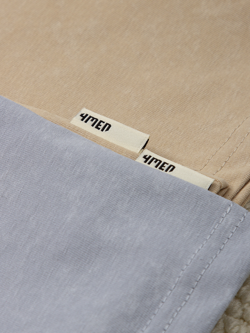 Áo Thun Wash Loang In Chữ Hopeless Dream Form Regular AT172 Màu Be