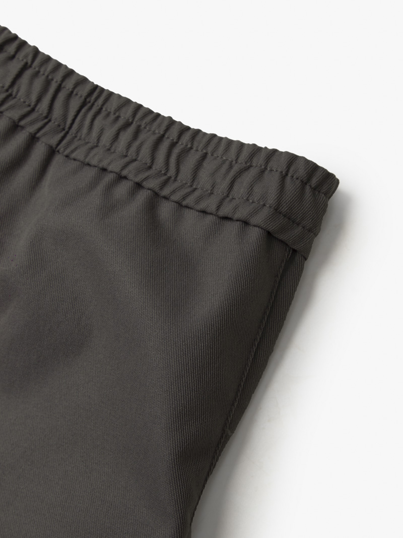 Quần Short Kaki Trang Trí Đường Diễu 2 Bên Túi Hộp Form Straight QS073 Màu Xám