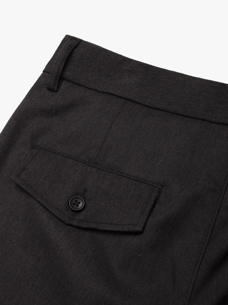 Quần Short Linen Trơn Form Straight QS068 Màu Đen