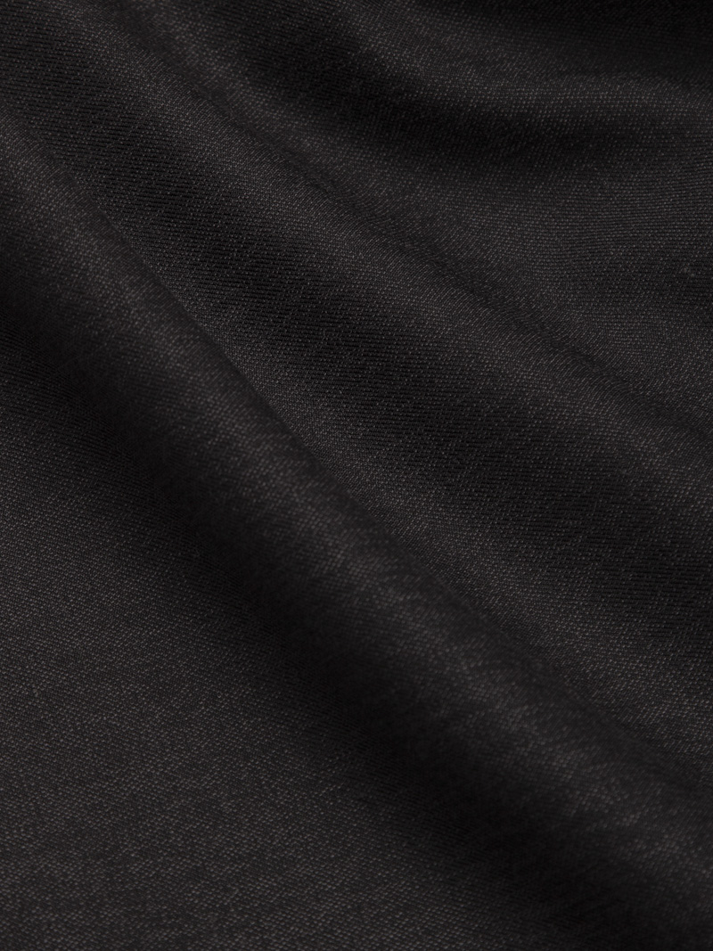 Quần Short Linen Trơn Form Straight QS068 Màu Đen