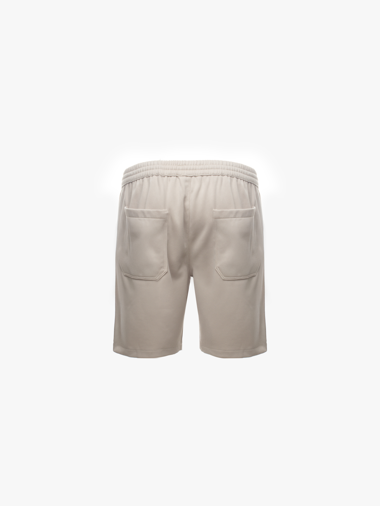 Quần Short Thun Tổ Ong Gắn Tag Silicon Form Regular QS071 Màu Be