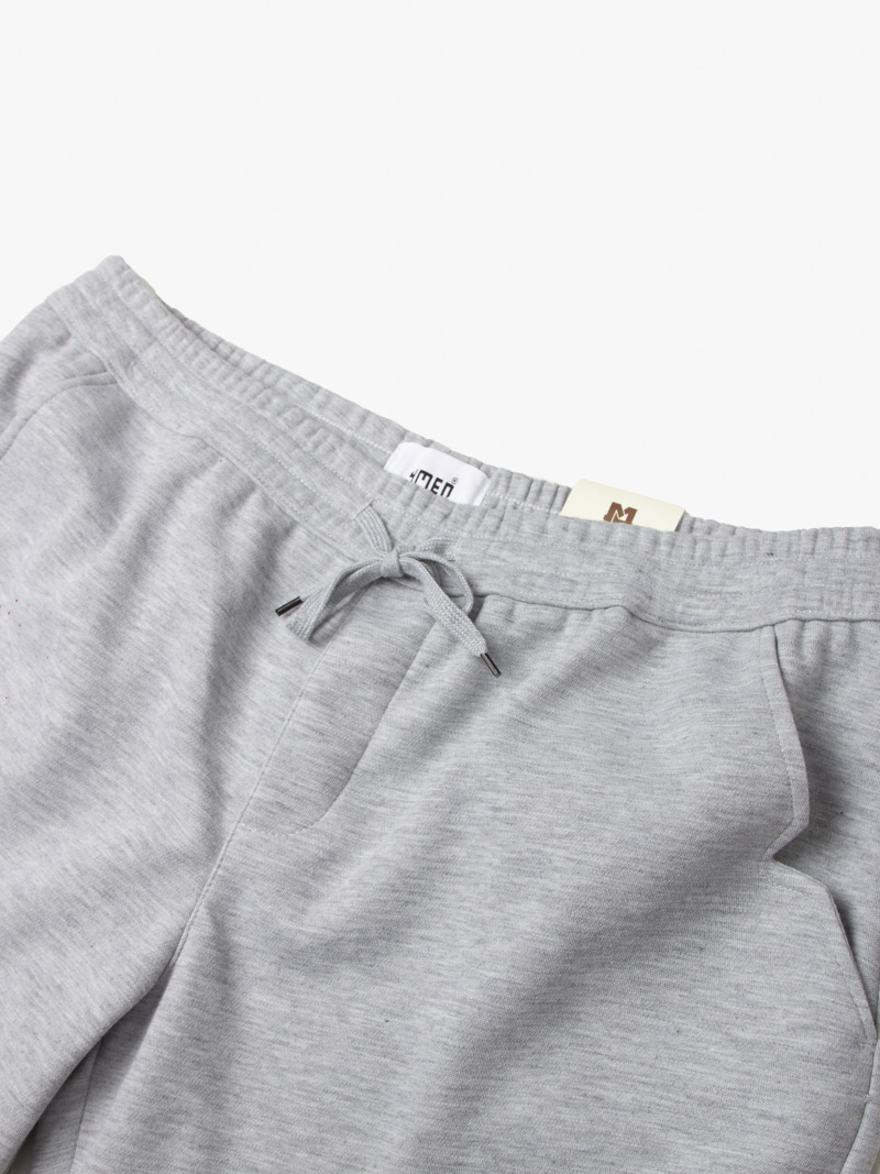 Quần Short Thun Trơn Form Regular QS072 Màu Xám