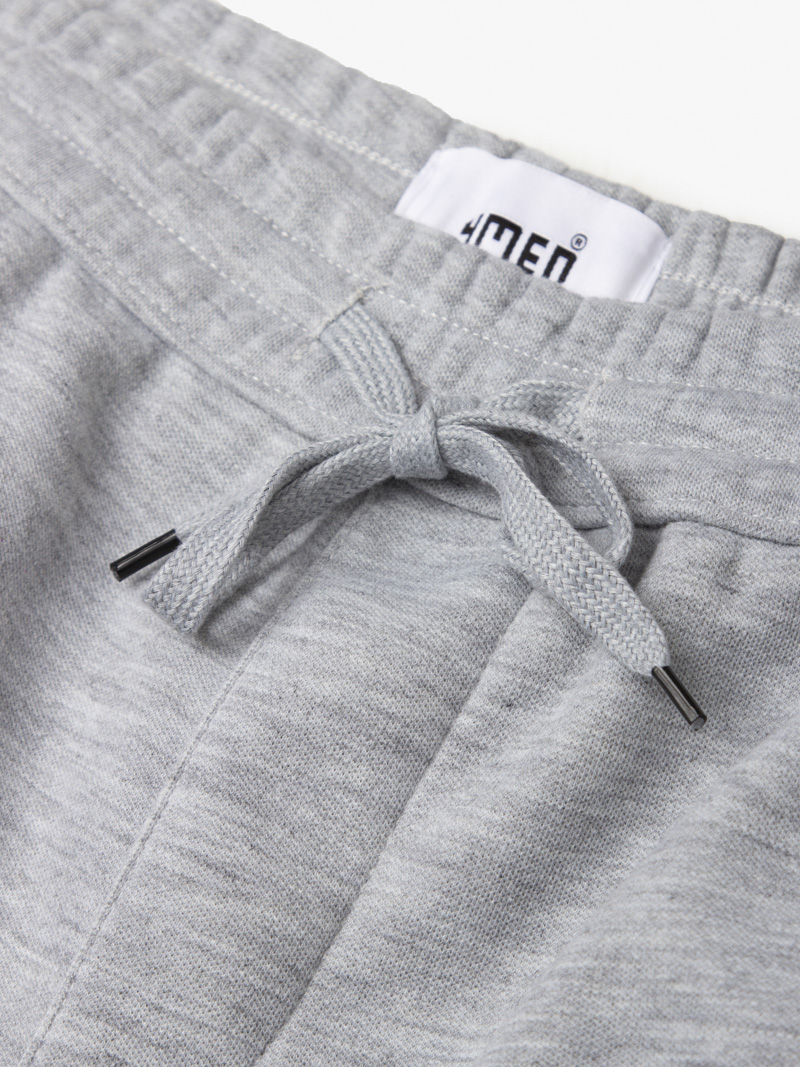 Quần Short Thun Trơn Form Regular QS072 Màu Xám