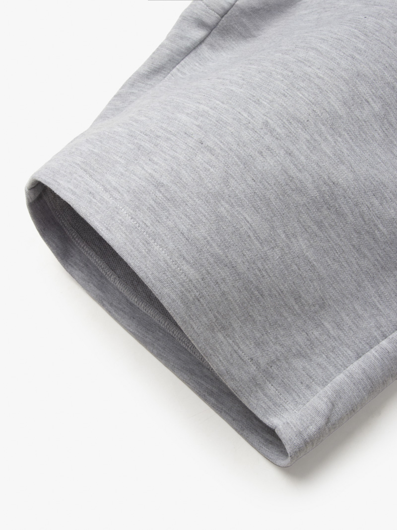 Quần Short Thun Trơn Form Regular QS072 Màu Xám