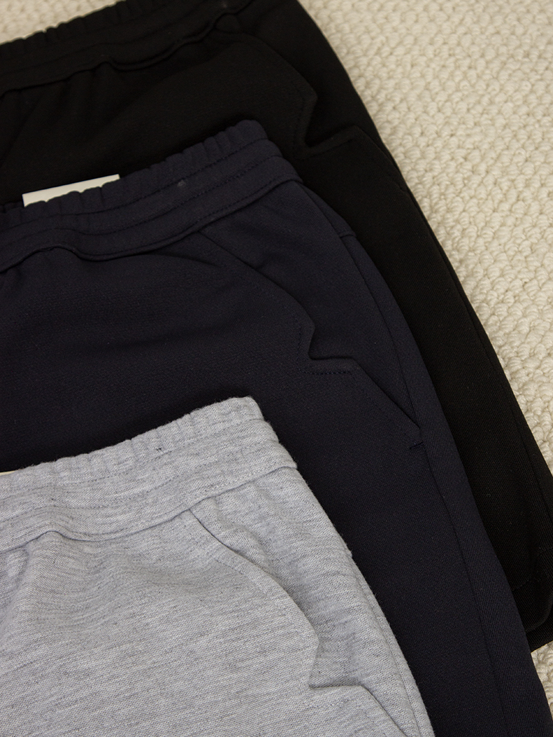 Quần Short Thun Trơn Form Regular QS072 Màu Xanh Đen