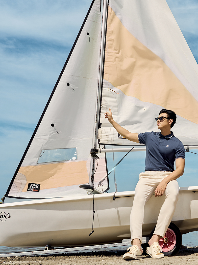 Quần Tây Sidetab 2 Bên Form Regular QT068 Màu Trắng Kem