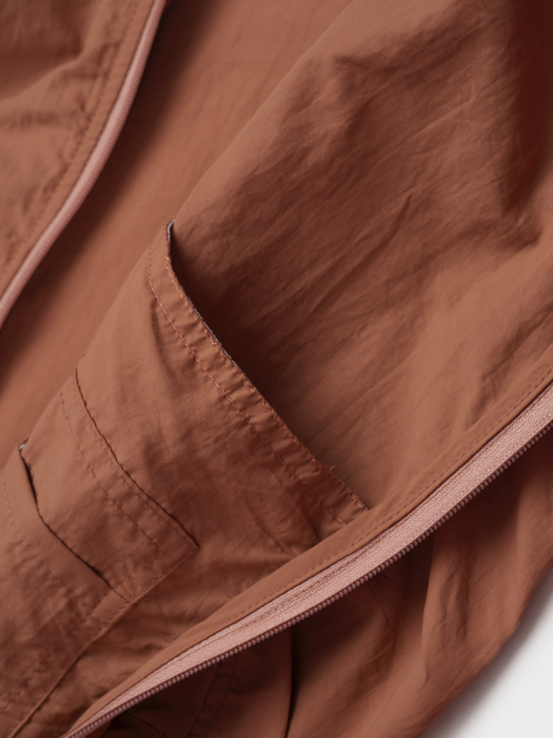 Áo Khoác Dù Chống Nắng UV-PROX 1 Lớp Trơn Form Regular AK072 Màu Cam