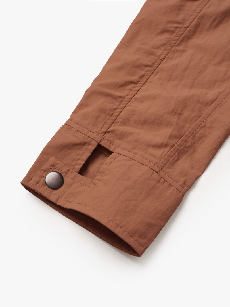 Áo Khoác Dù Chống Nắng UV-PROX 1 Lớp Trơn Form Regular AK072 Màu Cam