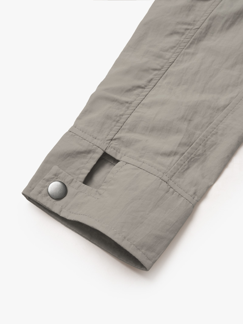 Áo Khoác Dù Chống Nắng UV-PROX 1 Lớp Trơn Form Regular AK072 Màu Xám