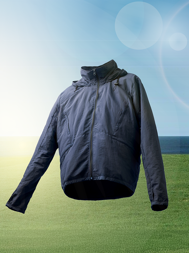 Áo Khoác Dù Chống Nắng UV-PROX Trơn Form Regular AK074 Màu Xanh Đen