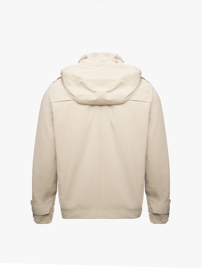 Áo Khoác Dù Chống Nắng UV-PROX Túi Hộp Form Regular AK073 Màu Kem