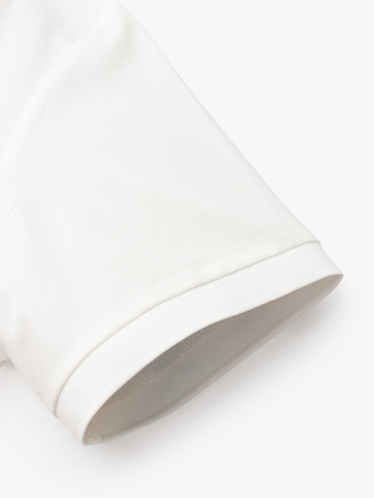 Áo Polo Rayon In Logo Bánh Lái Form Regular PO165 Màu Trắng