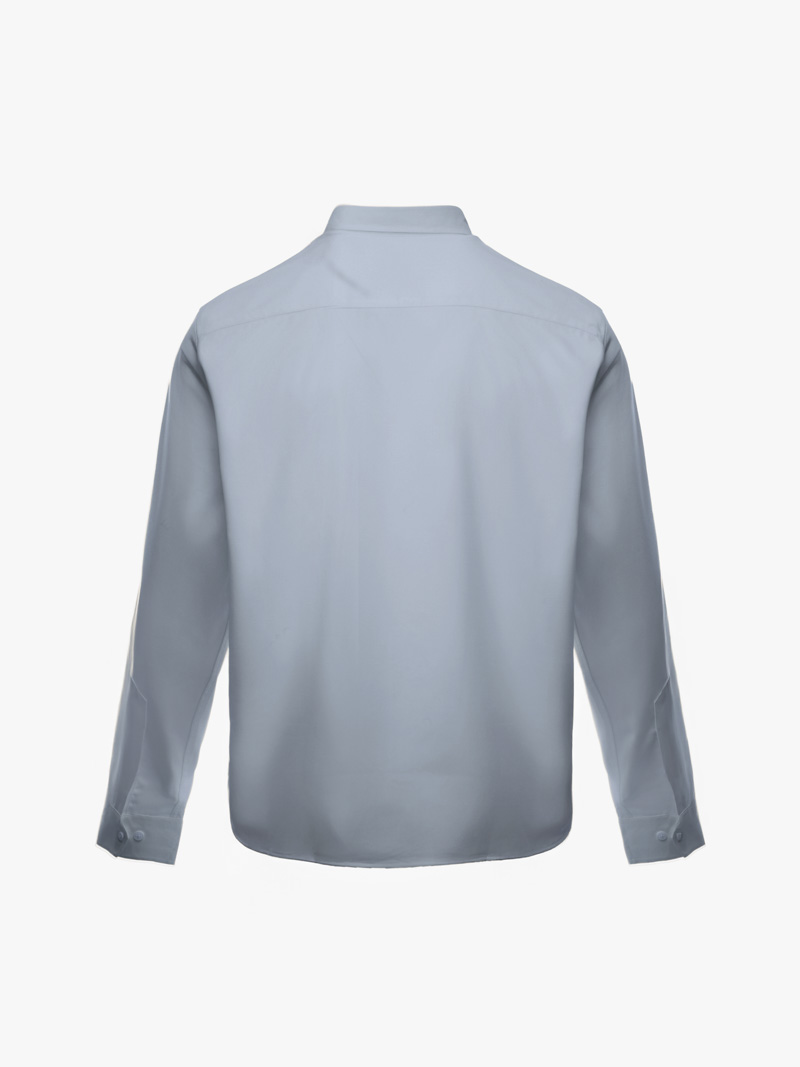 Áo Sơ Mi Trơn Tay Dài SM088 Màu Xám