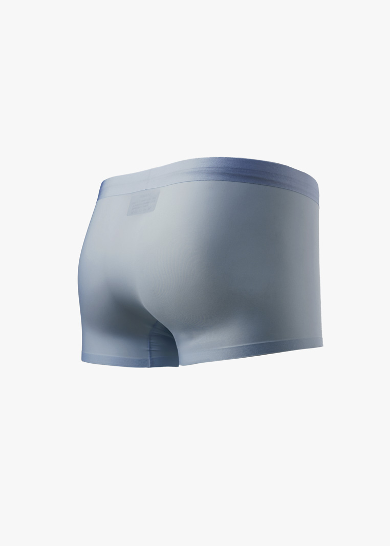 Quần Boxer Lụa Băng Basic QL065 Màu Xanh Biển