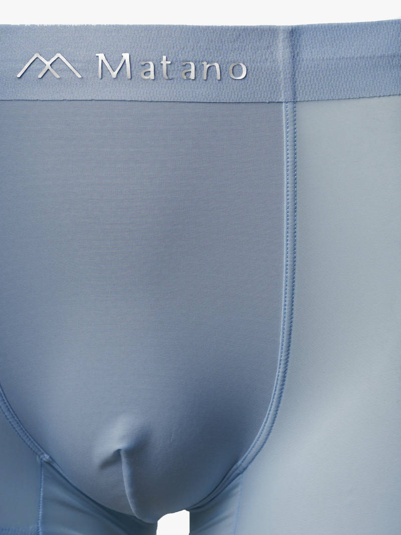 Quần Boxer Lụa Băng Basic QL065 Màu Xanh Biển