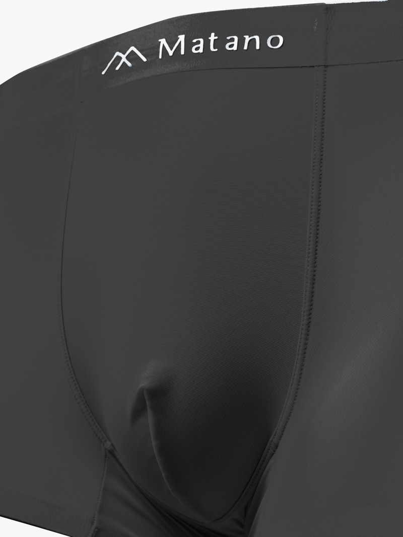 Quần Boxer Lụa Băng Basic QL065 Màu Đen