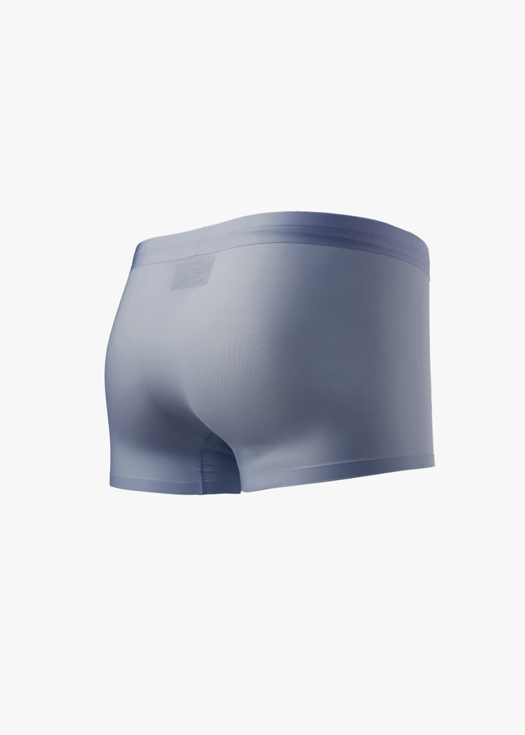 Quần Boxer Lụa Băng Basic QL065 Màu Xám Đậm