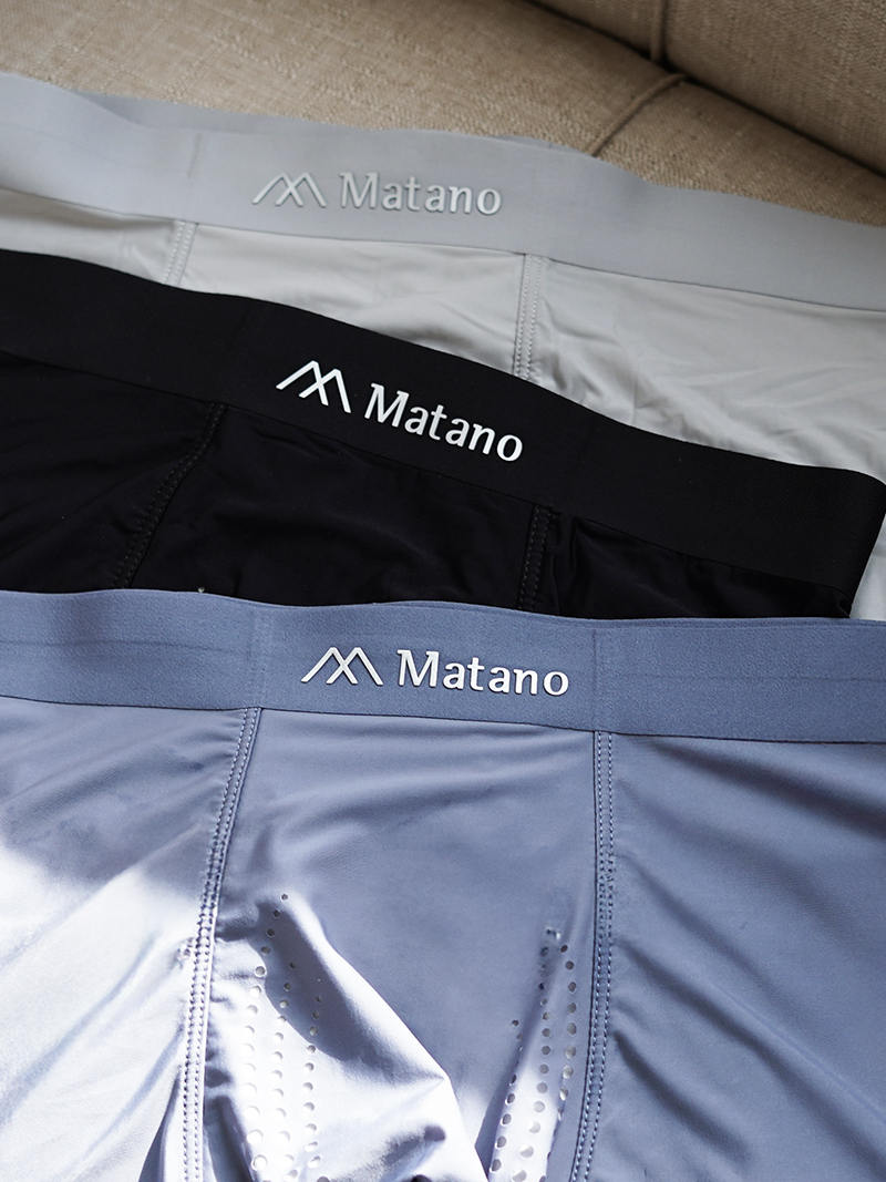 Quần Boxer Lụa Băng Đục Lỗ Thoáng Khí QL067 Màu Xám Nhạt