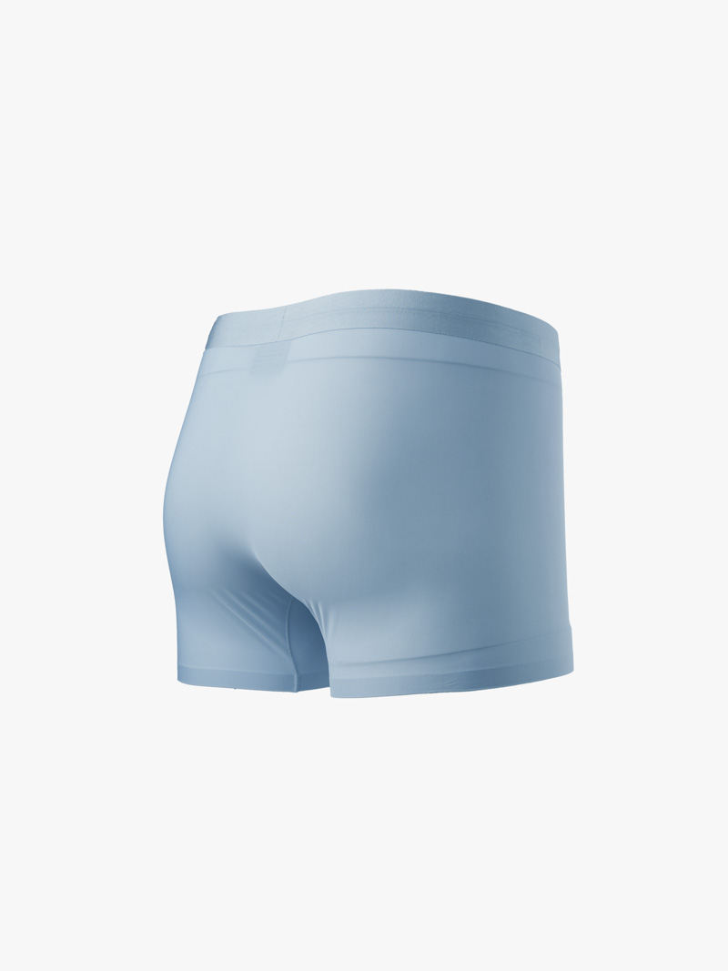 Quần Boxer Lụa Băng Phối Lưới Hai Bên QL068 Màu Xanh Biển