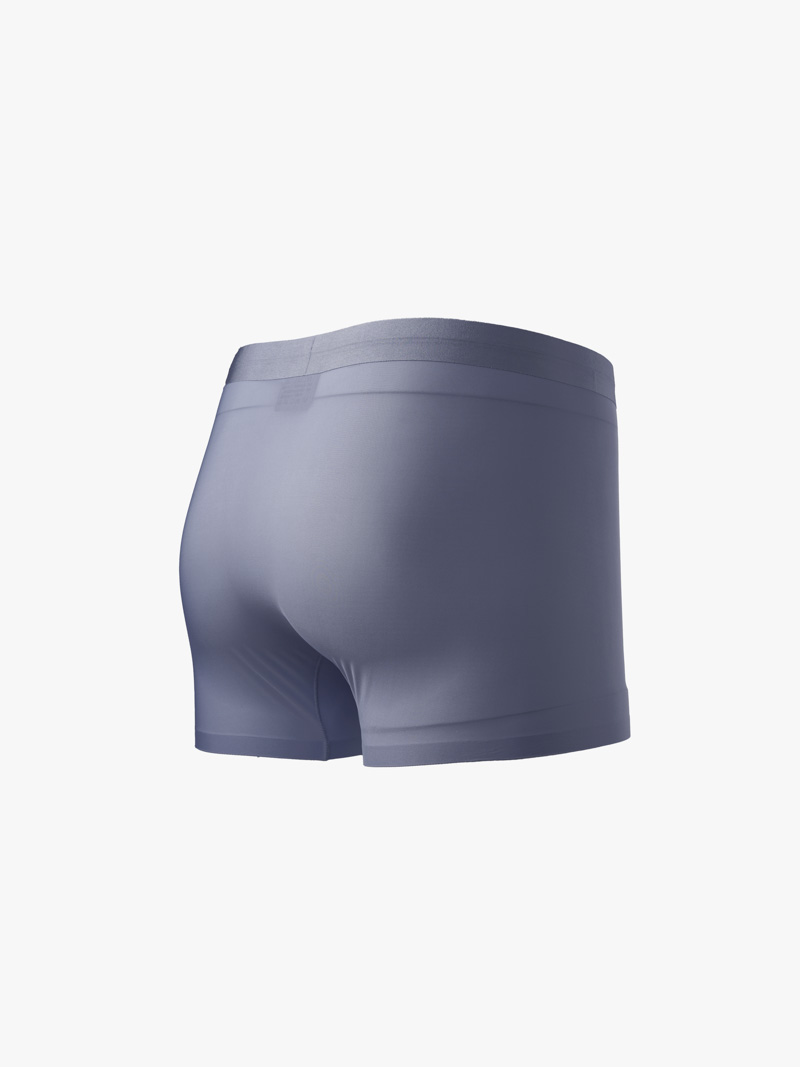 Quần Boxer Lụa Băng Phối Lưới Hai Bên QL068 Màu Xanh Đen