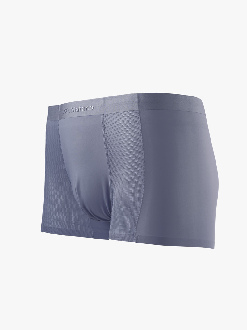 Quần Boxer Lụa Băng Phối Lưới Hai Bên QL068 Màu Xanh Đen