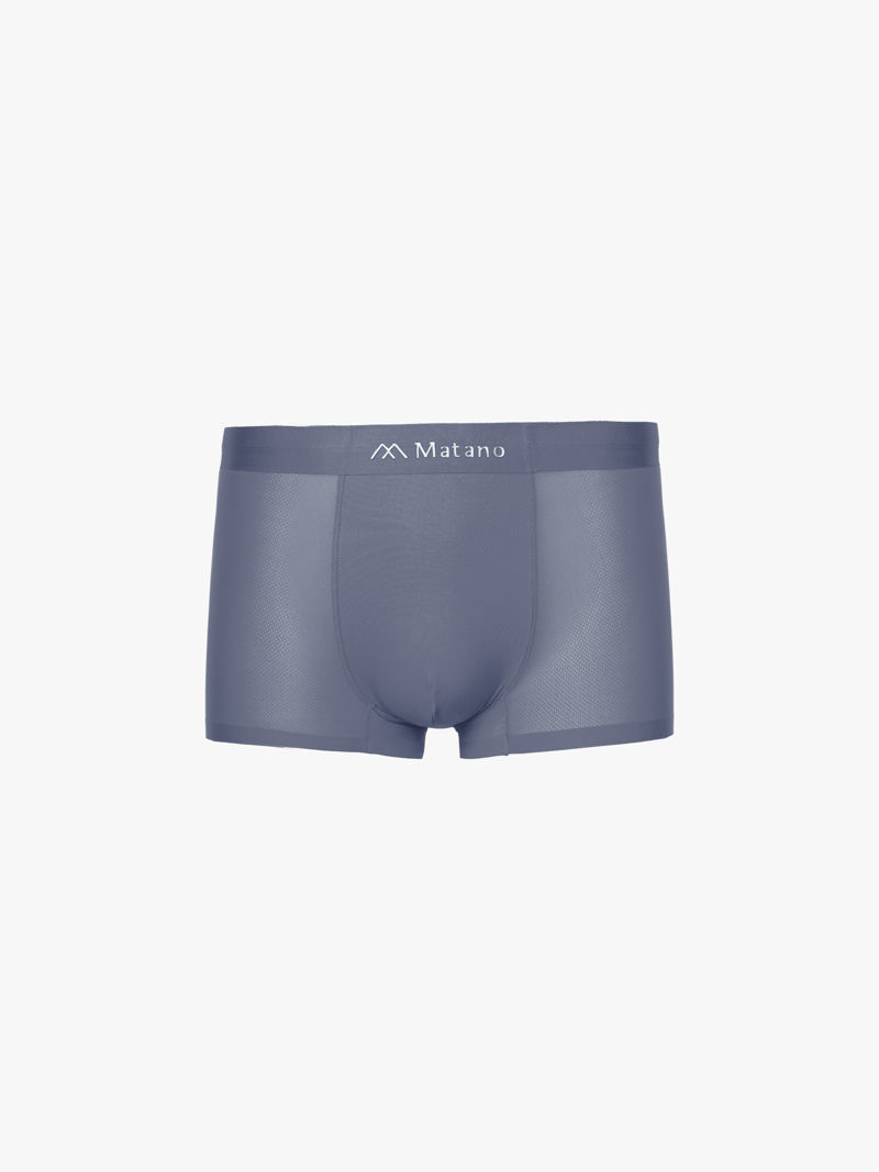 Quần Boxer Lụa Băng Thông Hơi QL066 Màu Xám Đậm