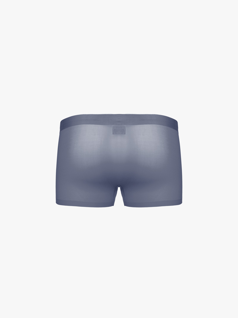 Quần Boxer Lụa Băng Thông Hơi QL066 Màu Xám Đậm