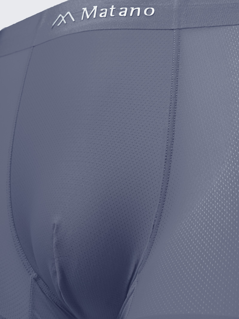 Quần Boxer Lụa Băng Thông Hơi QL066 Màu Xám Đậm