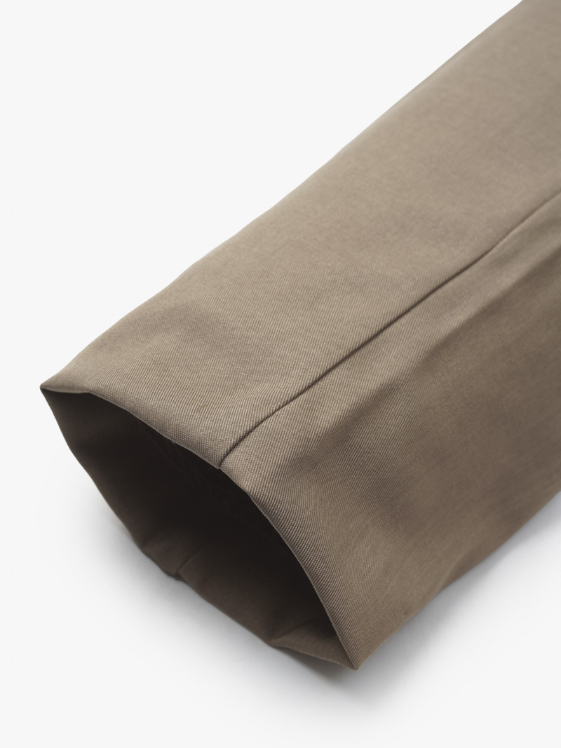 Quần Tây Sidetab Hai Bên Slimfit Trơn QT067 Màu Nâu