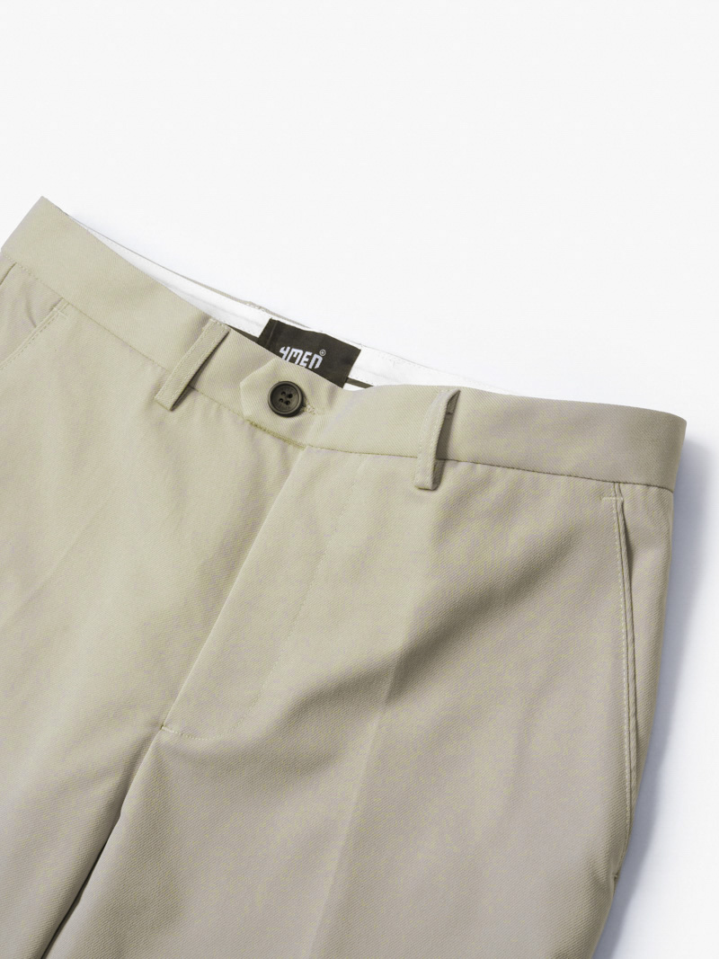 Quần Tây Trơn Form Slimfit QT050 Màu Be Nhạt