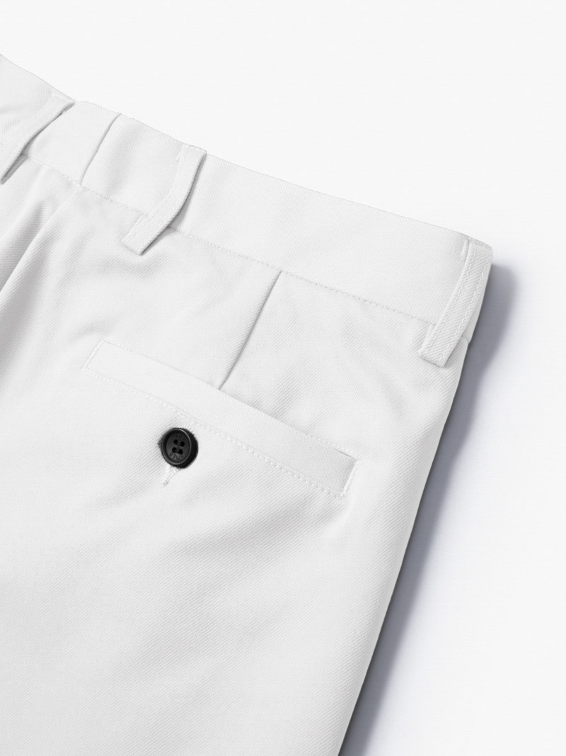 Quần Tây Trơn Form Slimfit QT050 Màu Trắng