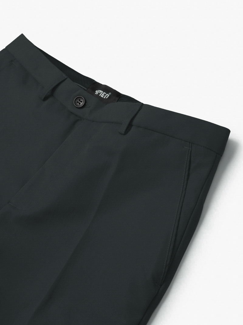 Quần Tây Trơn Form Slimfit QT050 Màu Xám Đậm