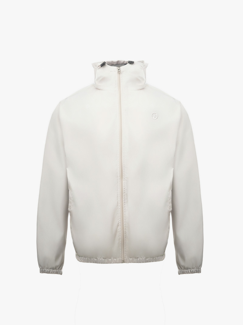 Áo Khoác Dù Trượt Nước Thêu 3D Logo 4M Form Regular AK075 Màu Kem