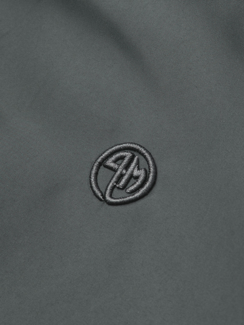 Áo Khoác Dù Trượt Nước Thêu 3D Logo 4M Form Regular AK075 Màu Xám Đậm