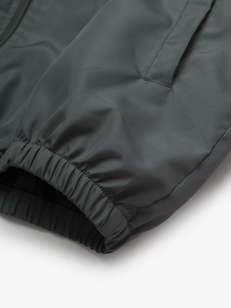 Áo Khoác Dù Trượt Nước Thêu 3D Logo 4M Form Regular AK075 Màu Xám Đậm