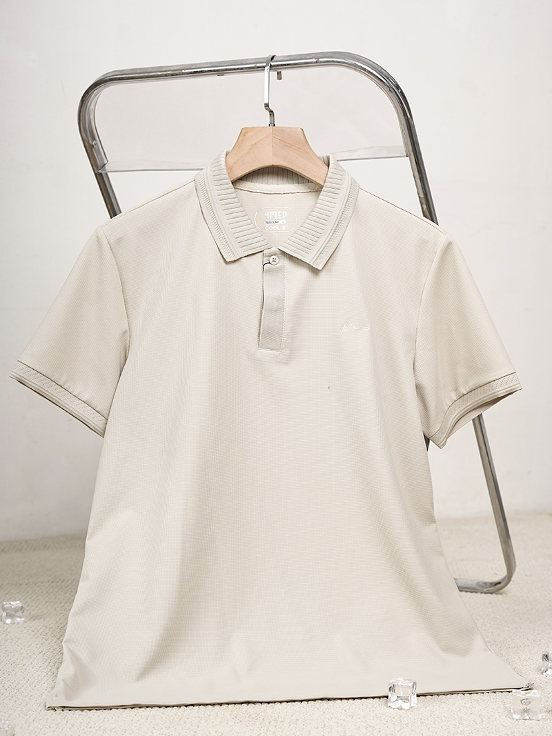 Áo Polo Cool-X Thêu 4M Form Regular PO167 Màu Be