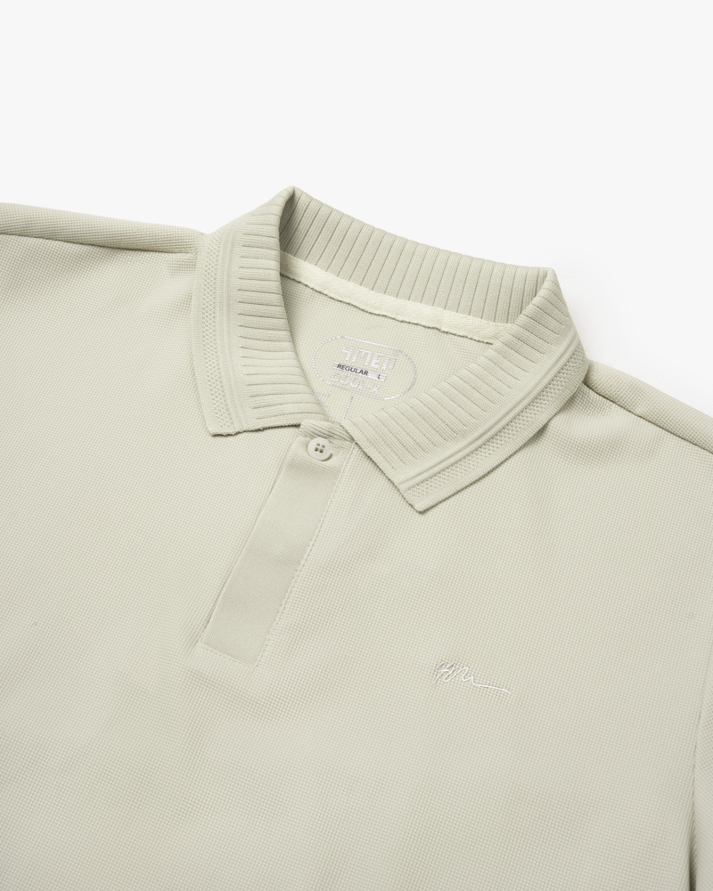 Áo Polo Cool-X Thêu 4M Form Regular PO167 Màu Be