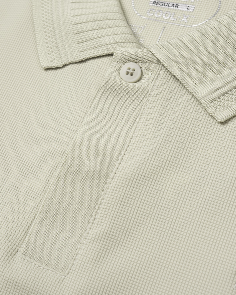 Áo Polo Cool-X Thêu 4M Form Regular PO167 Màu Be